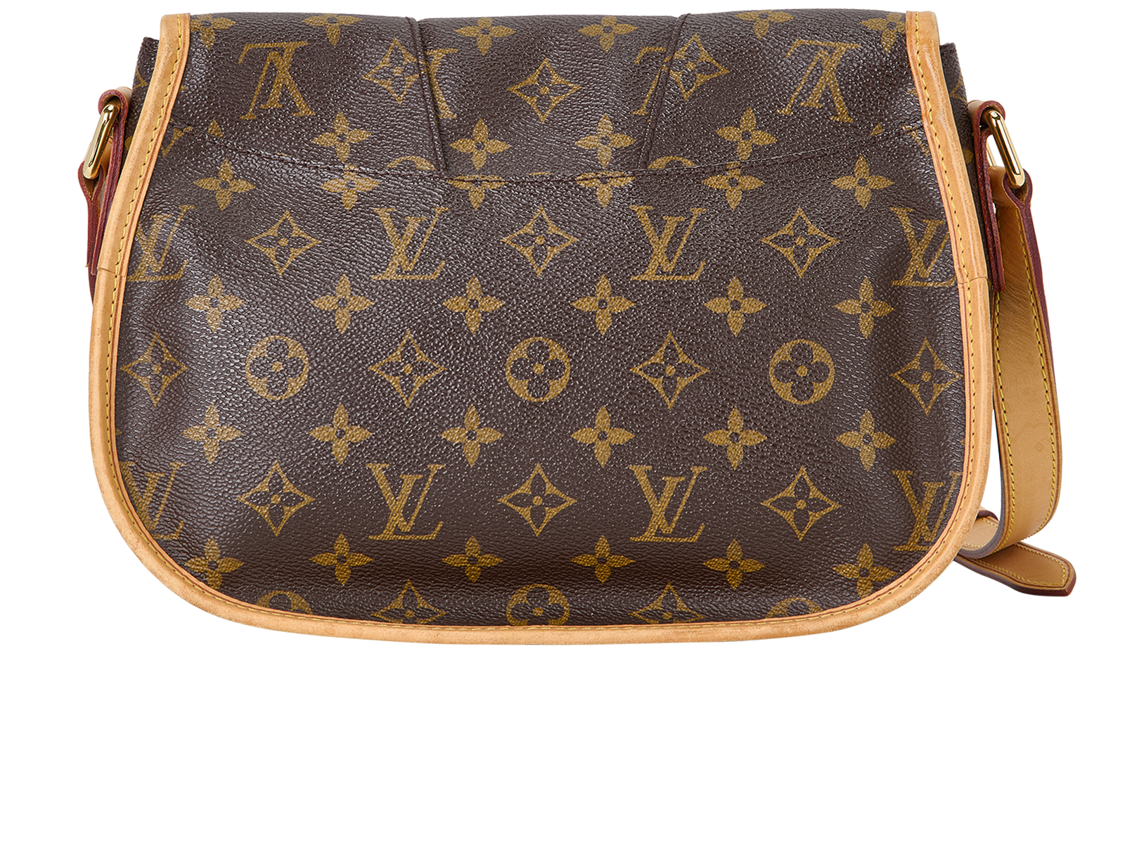 Menilmontant PM Crossbody, &pound;750, Handbags, Brown, Canvas, Back view